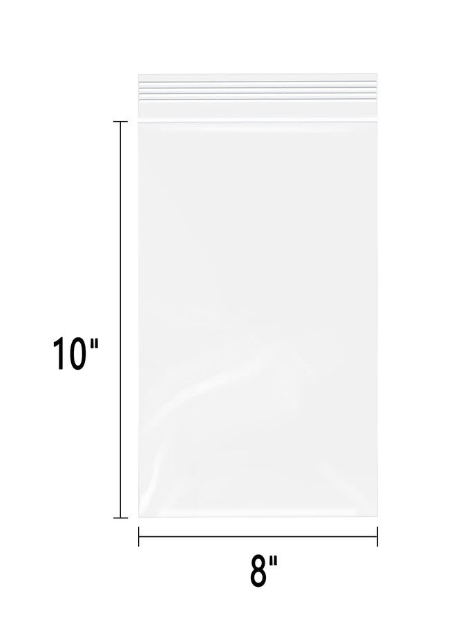 WEPOLY - 8" x 10"(500 Count) Clear Plastic Reclosable Zip Bags 2 Mil for Clothing, T-Shirt, Brochure, Prints, Handicraft Gift - Image 2